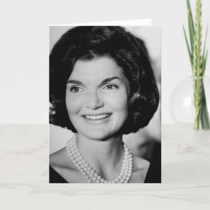 Cartão Jackie Kennedy
