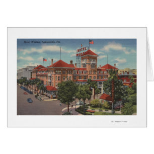 Cartão Jacksonville, Flórida - Vista Exterior do Hotel