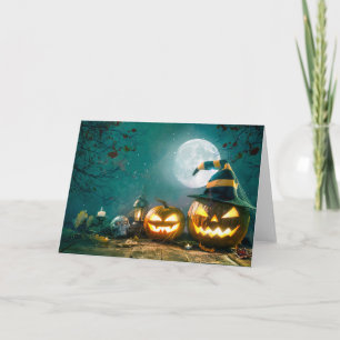 Cartão Jacolantern Funny Jack o Lantern Simples jack o