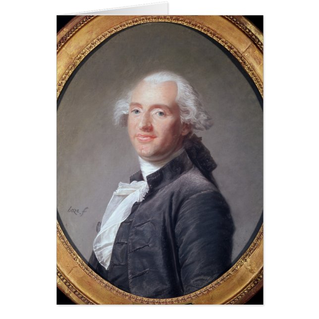 Cartão Jacques Alexandre Cesar Charles (Frente)