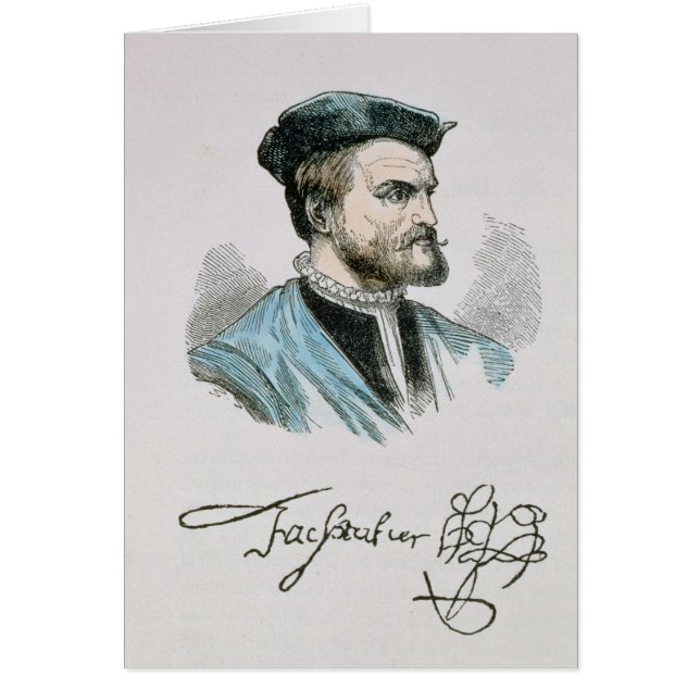 Cartão Jacques Cartier (Frente)