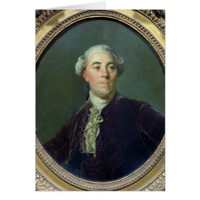 Cartão Jacques Necker c.1781 (Frente)