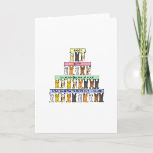 Cartão Jadey Bone Marrow Anniversário