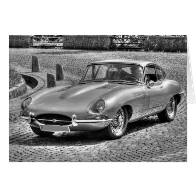 Cartão Jaguar E-Type (Frente Horizontal)