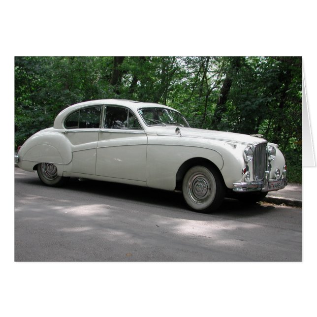Cartão Jaguar Mark IX (Frente Horizontal)