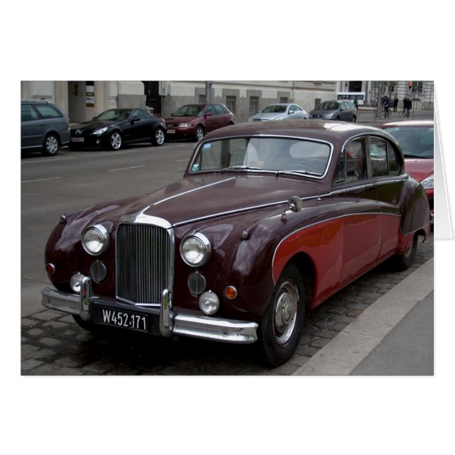 Cartão Jaguar Mark IX (Frente Horizontal)