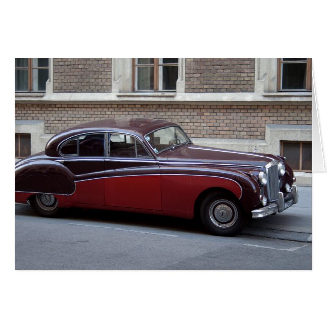 Cartão Jaguar Mark IX (Frente Horizontal)