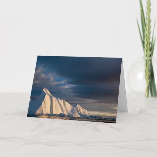 Cartão Jakobshavn Isfjord Groenlândia (Frente)