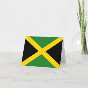 Cartão Jamaica Flag Notecard