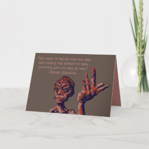 Cartão james baldwin quote