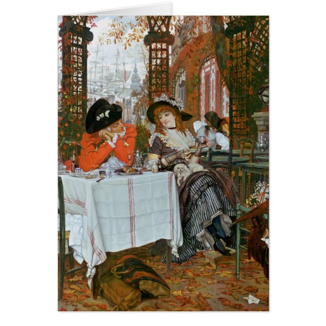 Cartão James Jacques Joseph Tissot | A Luncheon (Frente)