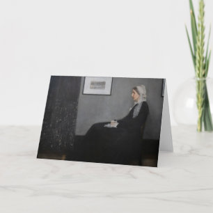 Cartão James Whistler - Retrato da Mãe da Artista