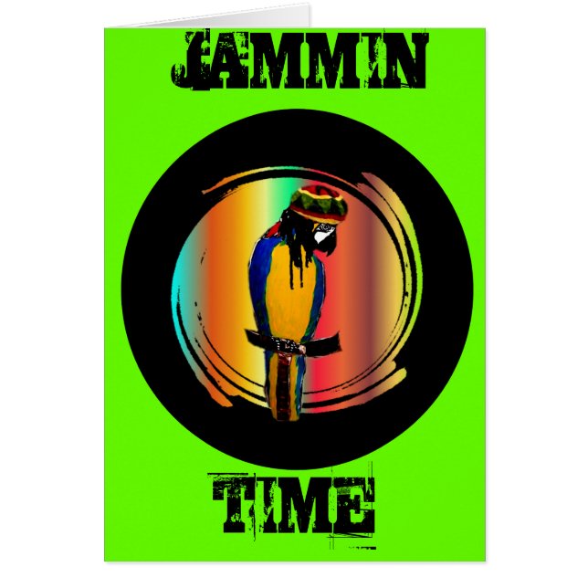 CARTÃO JAMMIN PARROTS (Frente)