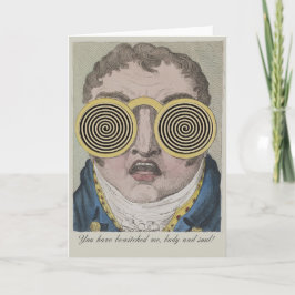 Cartão Jane Austen Pride and Prejudice Funny Hypnosis 