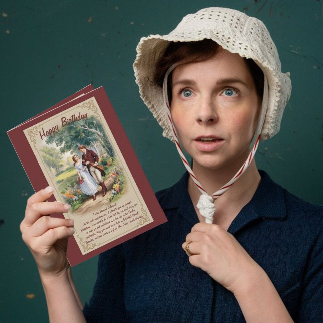 Cartão Jane Austin, Orgulho e Preconceito, Regencycore (Criador carregado)