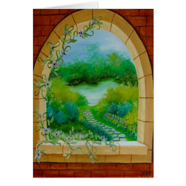 Cartão Janela - Amor (Frente)