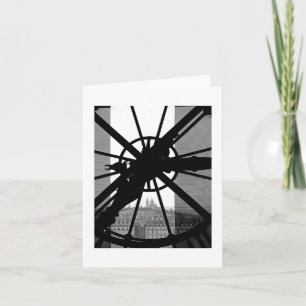 Cartão Janela com o tempo