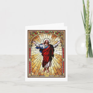 Cartão Janela de Vidro cristo