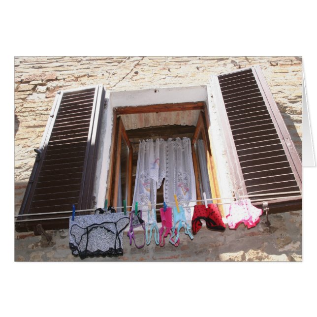 Cartão Janelas e faixas (Frente horizontal)