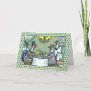 Cartão JANTAGEM FINA TURQUIA, AGRADECIMENTO AO Vazio HUMO