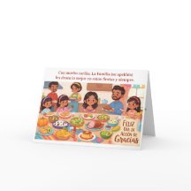 Jantar de Ação de Graças - Família Hispânica