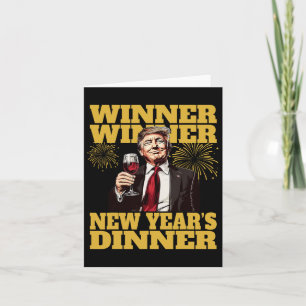 Cartão Jantar de Ano Novo de Trump 2025