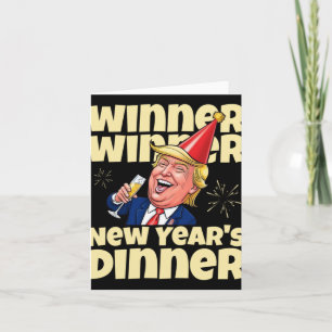 Cartão Jantar de Ano Novo de Trump 2025