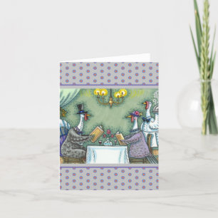 Cartão JANTAR Fino DE PERU, HUMOR DE PERU DE AÇÃO DE GRAÇ