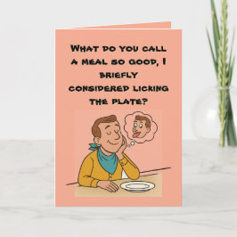 Cartão 🍽️ "Janto foi uma experiência cuidadosa"