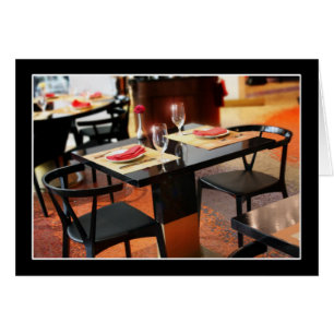 Cartão Janto Romântico para Dois