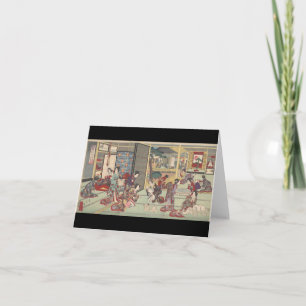 Cartão Japanese birth ceremony - notecard