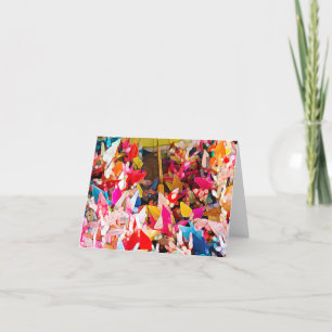 Cartão Japanese Paper Cranes 3 Note Card