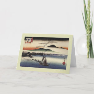 Cartão Japanese Woodblock