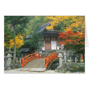 Cartão Japão, Nara, Templo Ryuzenji