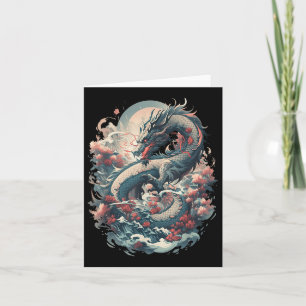 Cartão Japonês - Aestic Dragon Japonês Art Japan Tatto