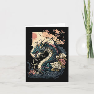 Cartão Japonês - Aestic Dragon Japonês Art Japan Tatto