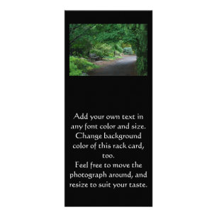 Cartão japonês da cremalheira do banco do jardim