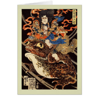 Cartão Japonês Woodblock