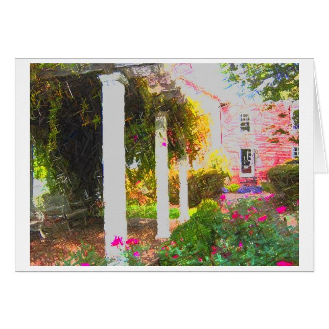 Cartão Jardim Celestial (Frente horizontal)