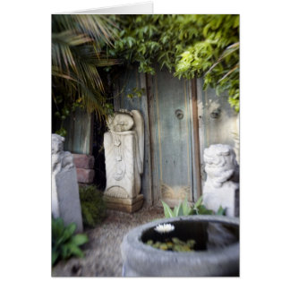 Cartão Jardim da iluminação