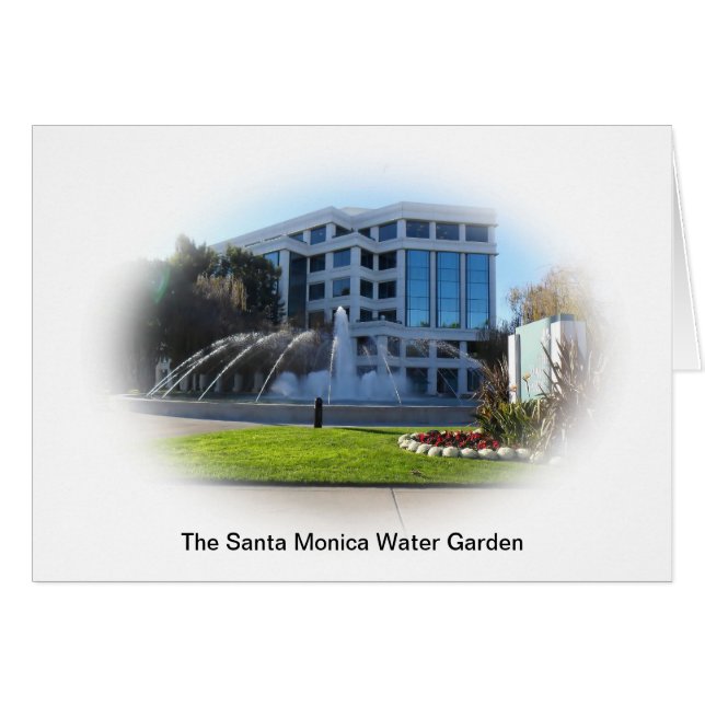 Cartão Jardim d'água (Frente Horizontal)