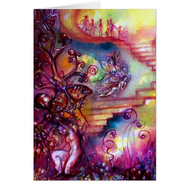 CARTÃO JARDIM DAS SOMBRAS PERDIDAS/ESCADAS MÍSTICAS (Frente)