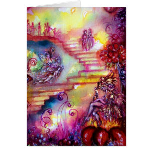 CARTÃO JARDIM DAS SOMBRAS PERDIDAS/ESCADAS MÍSTICAS