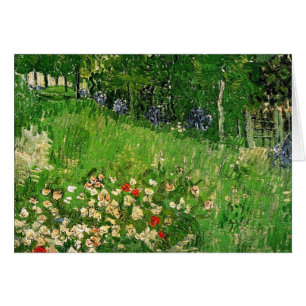 Cartão Jardim de Daubigny por Van Gogh