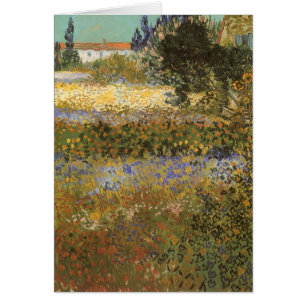 Cartão Jardim de florescência por Vincent van Gogh