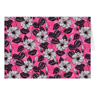 Cartão Jardim de Hibiscus 2