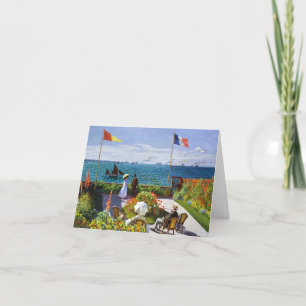 Cartão Jardim de Sainte-Adresse, 1867 Claude Monet