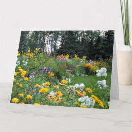 Cartão Jardim de tenda de Verão