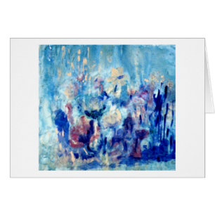 Cartão Jardim de turquesa