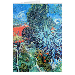 Cartão Jardim do Dr. Gachet, Auvers por Vincent van Gogh